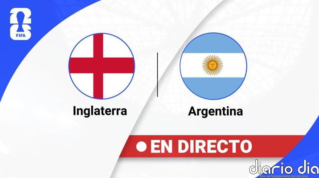 Sigue en directo el Inglaterra-Argentina