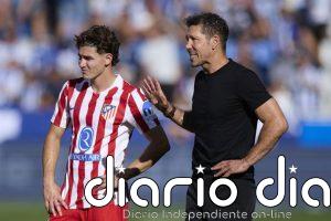 Simeone: "Julián Álvarez es el mejor futbolista que tenemos en el Atlético"