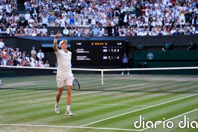 Sinner se hace más grande ante Zverev con su segundo Wimbledon