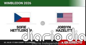 Sofie Hettlerova - Jordyn Hazelitt, en directo hoy: sigue el partido de Wimbledon Juniors, Girls