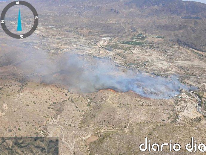 Sucesos.- Mueren seis personas en el incendio forestal de Los Gallardos