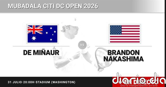 Taylor Fritz - Alex Michelsen, en directo hoy: sigue el partido de Mubadala Citi DC Open