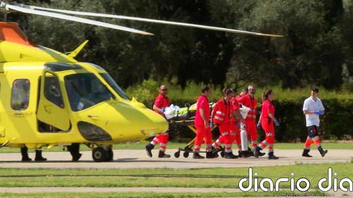 Trasladan en helicóptero a Sevilla a cuatro heridos graves del incendio forestal de Los Gallardos (Almería)