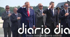 Trump asiste a la repatriación de los últimos cuatro soldados muertos en la guerra con Irán