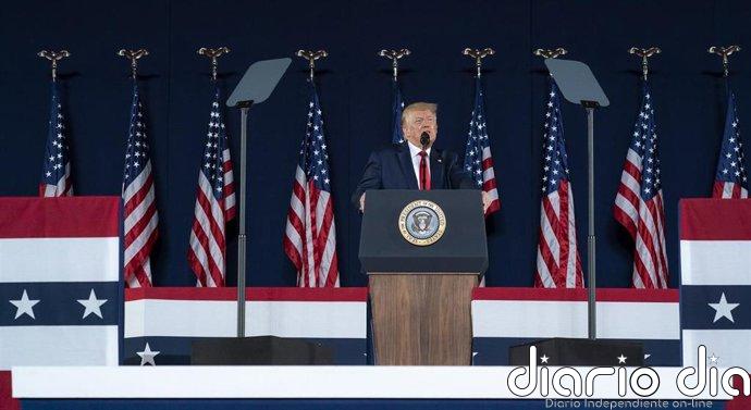 Trump ensalza la fortaleza económica y militar de EEUU en el Día de la Independencia con mensajes de expansión global