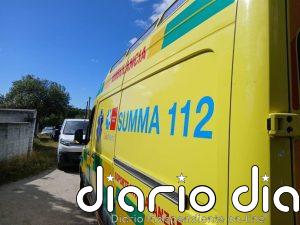 Un camión de la UME vuelca y deja dos heridos graves y uno leve en Robledo de Chavela (Madrid)