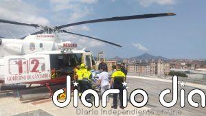 Un hombre sufre quemaduras en el 50% del cuerpo en el incendio de un barco en Suances