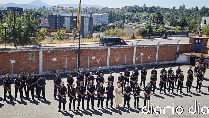 Un millar de agentes componen el dispositivo de la Policía Nacional para los Sanfermines 2026