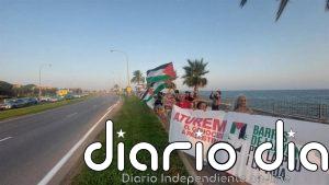 Una cadena humana recuerda en Palma que "el genocidio en Palestina no ha acabado" y señala el "fracaso" del plan de paz