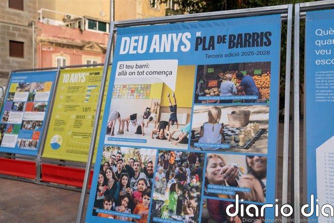 Una exposición muestra el impacto de los 10 años de los planes de barrios en Barcelona