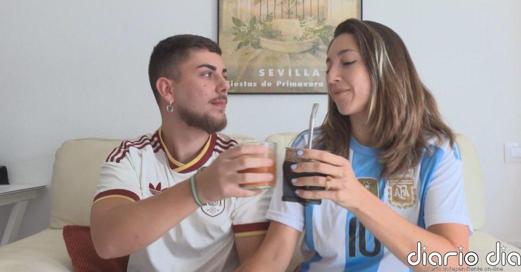 Una pareja hispano-argentina afronta la final del Mundial con el corazón dividido