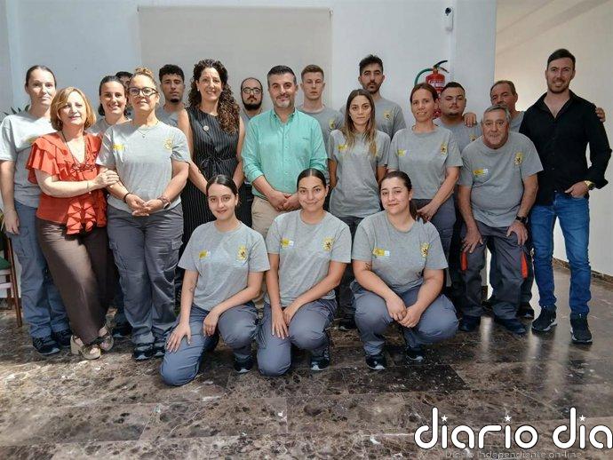Una treintena de desempleados inicia en Jabalquinto y Los Villares (Jaén) su formación en construcción