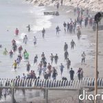 Unos 800 migrantes acampan en las inmediaciones del Centro de Estancia Temporal de Inmigrantes (CETI) de Ceuta