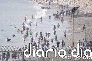 Unos 800 migrantes acampan en las inmediaciones del Centro de Estancia Temporal de Inmigrantes (CETI) de Ceuta