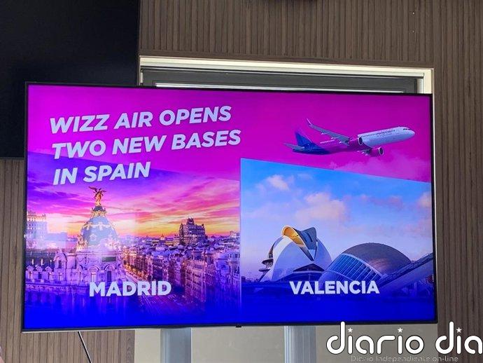 Wizz Air anuncia su expansión en España e incluirá nuevos vuelos directos entre Santiago y Madrid, Valencia y Bilbao