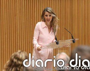 Yolanda Díaz elude opinar sobre la crisis en Sumar, pero subraya que sin su espacio político no habría Gobierno