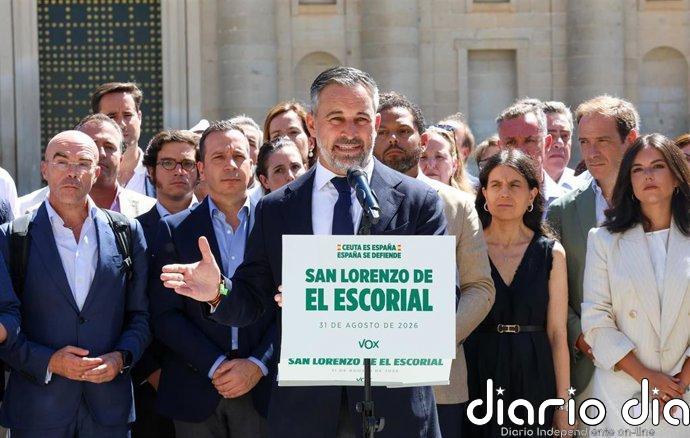 Abascal tacha a Sánchez de "lacayo" de Marruecos y pide suspender el Tratado de Amistad tras la "invasión" de Ceuta