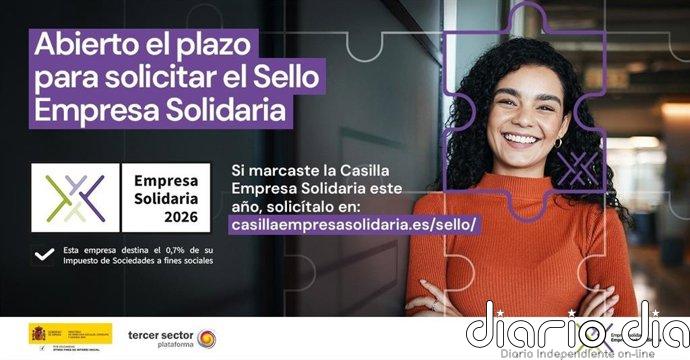 Abierto el plazo para solicitar el Sello Empresa Solidaria 2026