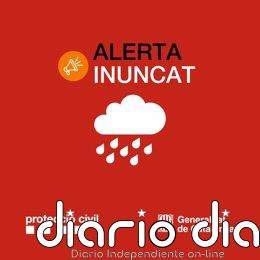 Activada la alerta Inuncat por fuertes lluvias en Catalunya a partir del sábado a mediodía