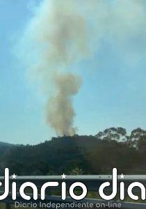 Activo un incendio forestal en Moaña (Pontevedra) desde este mediodía