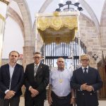 Adamuz (Córdoba) presenta el nuevo palio de su patrona, la Virgen del Sol, con el respaldo de la Diputación