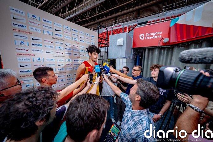 Aday Mara: "Muy feliz de debutar con la selección y hacerlo en casa"
