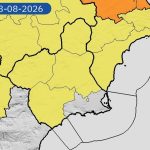 Aemet activa avisos amarillos por altas temperaturas de hasta 38 grados en gran parte de la Región de Murcia este martes