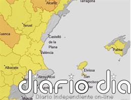Aemet activa el aviso amarillo por calor en Valencia y por lluvias y tormentas en Castellón