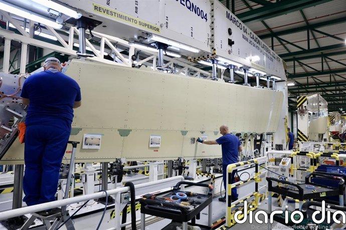 Airbus asegura que la planta gaditana está "totalmente operativa" al no encontrarse en huelga hasta la fecha