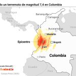 Al menos 20 muertos a causa del terremoto de magnitud 7,4 registrado en el noroeste de Colombia