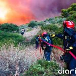 Al menos cuatro heridos por la colisión en vuelo de dos helicópteros que combatían los incendios de Grecia