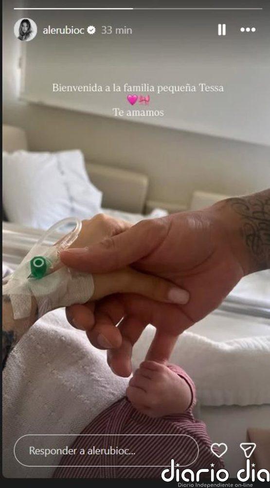Alejandra Rubio comparte la primera imagen de su hija y revela su nombre, con guiño a su madre y a su abuela