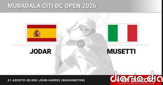 Alejandro Tabilo - Ben Shelton, en directo hoy: sigue el partido de Mubadala Citi DC Open