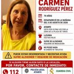 Alertan de la desaparición de una mujer de 79 años con Alzhéimer en Atarfe (Granada)