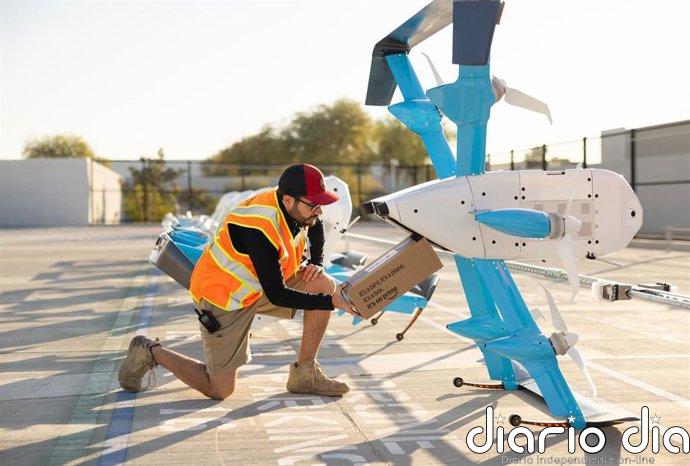 Amazon ampliará el servicio de reparto con drones a casi 500 localidades de EEUU en 2026