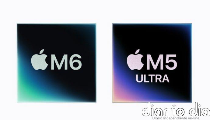 Apple presenta los procesadores M6 y M5 Ultra, los más potentes para el procesamiento de la IA a nivel local
