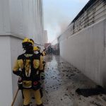 Arde una nave del polígono de Montecristo de Sant Antoni