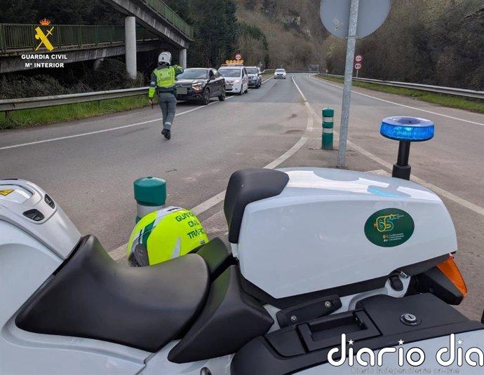 Asturias registra 44 accidentes y 24 heridos durante el fin de semana