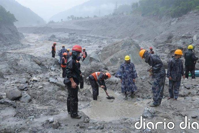 Aumentan a 669 los muertos y 2.362 desaparecidos en Nepal por la riada en el municipio de Rasuwa