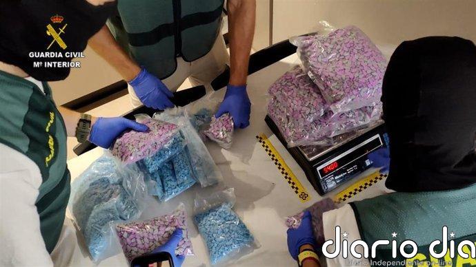 Aumentan un 41% las incautaciones de éxtasis y un 29% las de hachís en España en 2025, pero caen un 38% las de cocaína