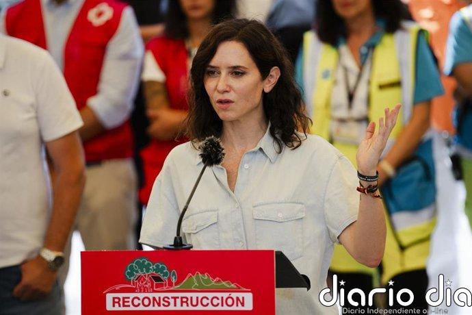 Ayuso afea a la izquierda que no pida un Pleno sobre migración mientras exige activar la Asamblea por otros motivos