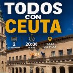 Azcón participará en la concentración 'Por Ceuta' el 2 de septiembre en Zaragoza