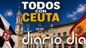 Azcón participará en la concentración 'Por Ceuta' el 2 de septiembre en Zaragoza