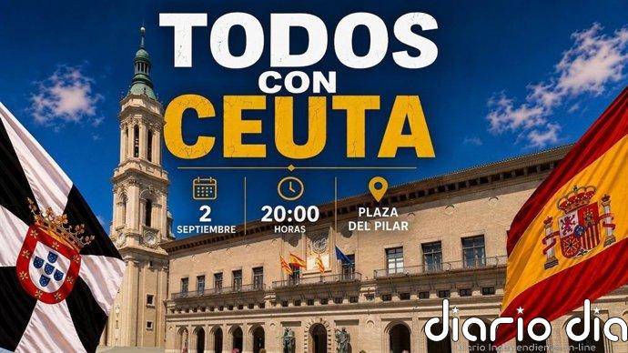Azcón participará en la concentración 'Por Ceuta' el 2 de septiembre en Zaragoza