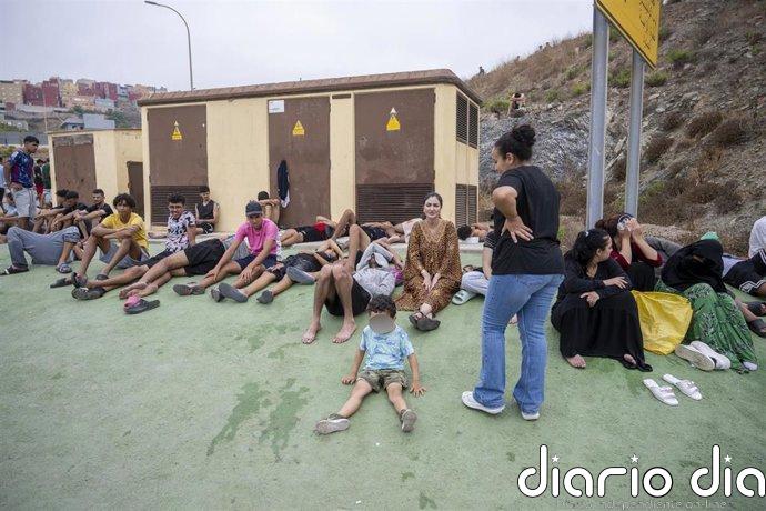 Banco de Alimentos de Ceuta ante la crisis migratoria: "24 horas" sin parar y reparto de productos básicos "con fluidez"