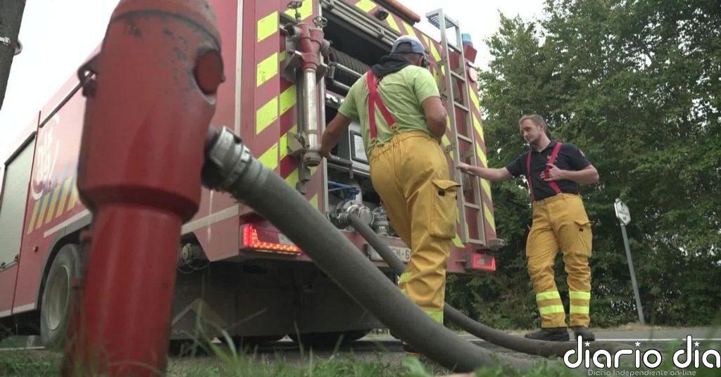 Bélgica lucha contra el mayor incendio forestal de su historia
