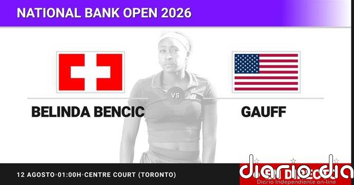 Belinda Bencic - Coco Gauff, en directo hoy: sigue el partido de National Bank Open