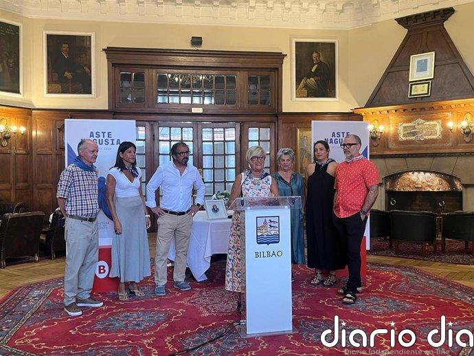 Bilbao entrega a Di Matteo Fireworks el premio del concurso de fuegos artificiales de Aste Nagusia