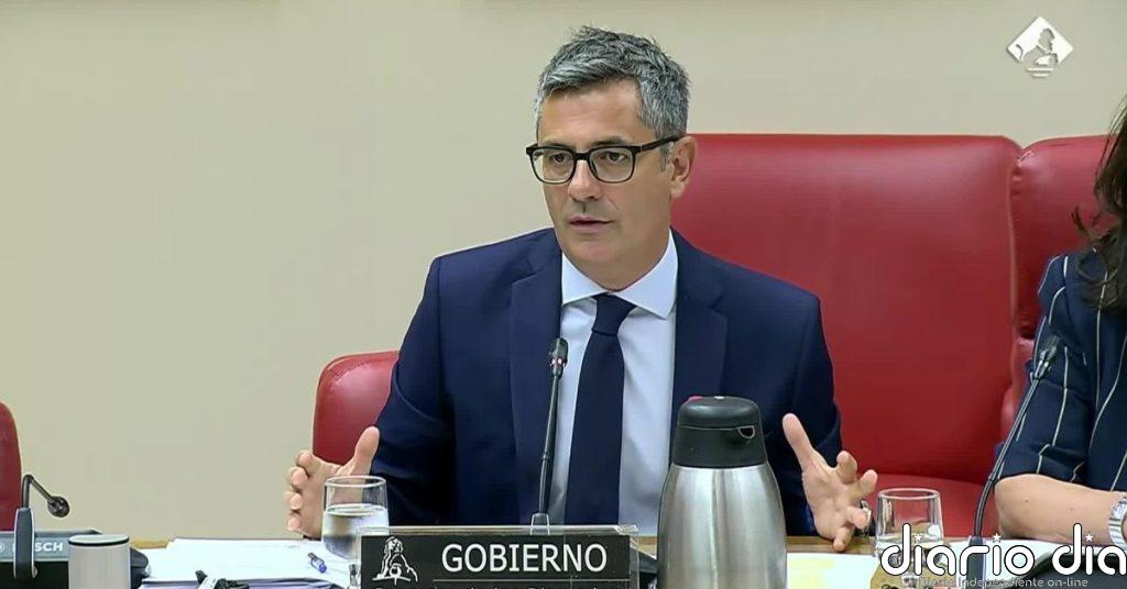 Bolaños pide “confianza y tranquilidad” y asegura que “el Estado está más presente que nunca” en Ceuta