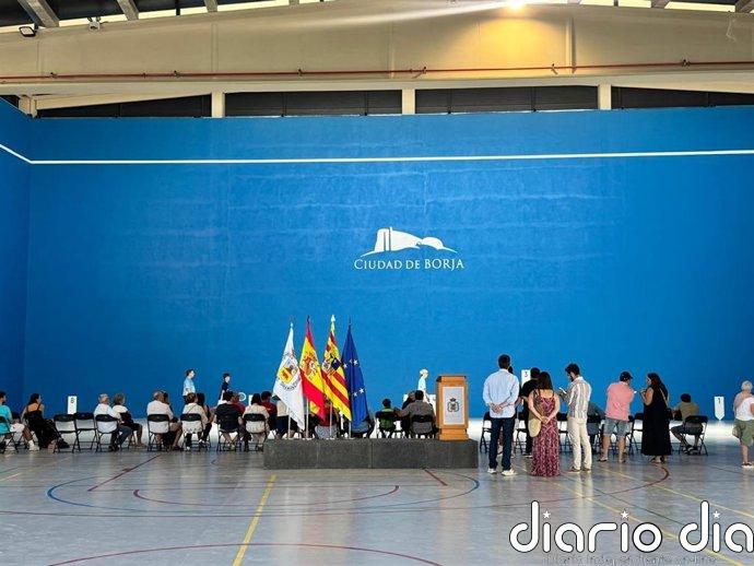 Borja inaugura su pabellón polivalente tras invertir más de un millón de euros del plan PLUS de la DPZ